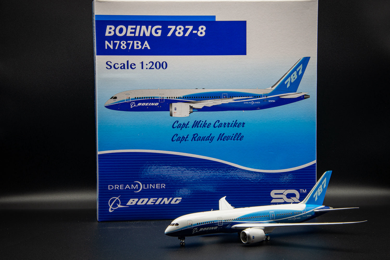 Boeing 787-8 Dreamliner Boeing Demonstrator 1st Aircraft N787BA diecast aircraft model