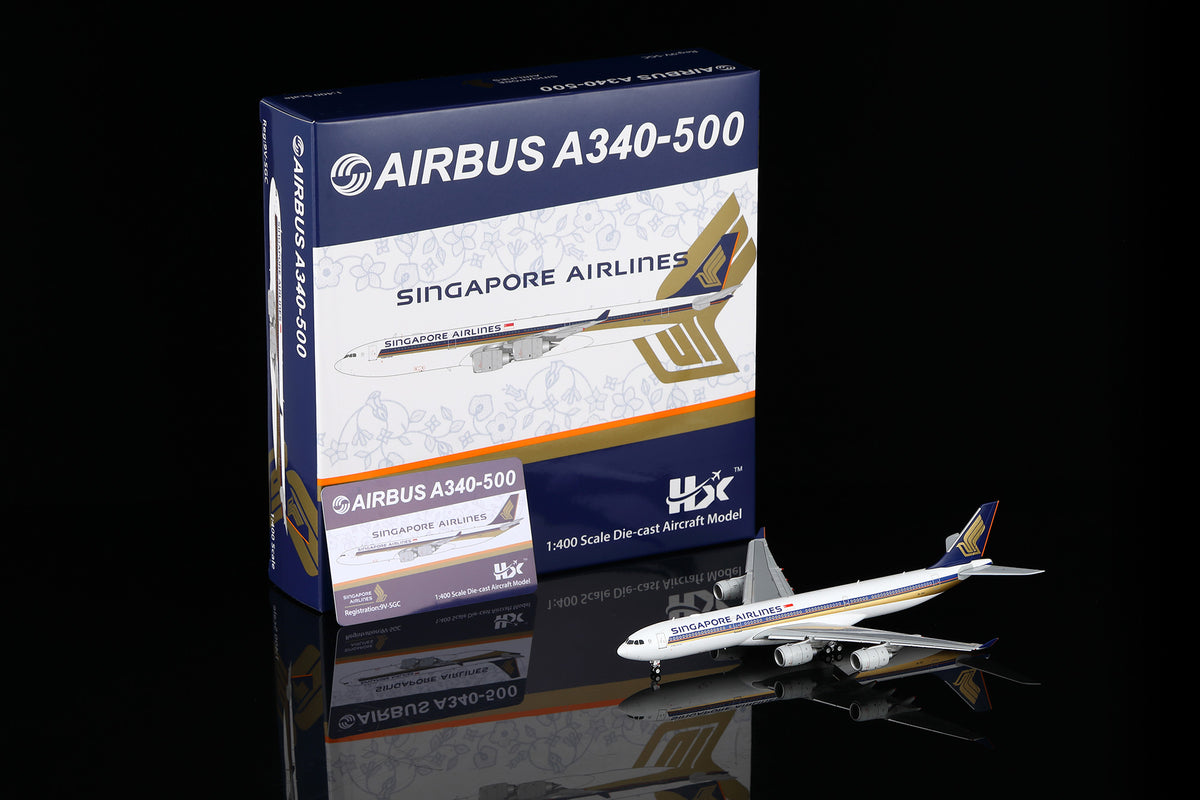 1/400 Singapore Airlines Airbus A340-500 9V-SGC A530103F Flaps Down - image 1