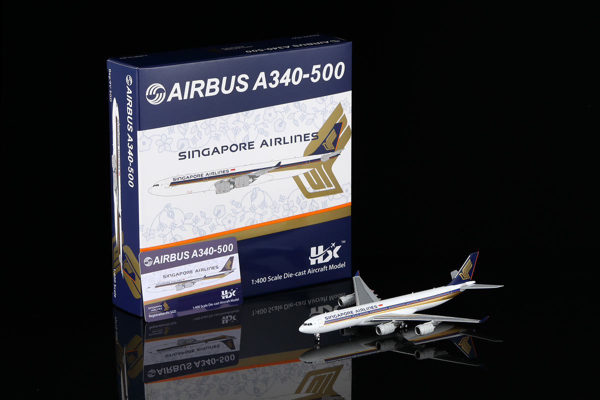 1/400 Singapore Airlines Airbus A340-500 9V-SGD A530104 - image 1