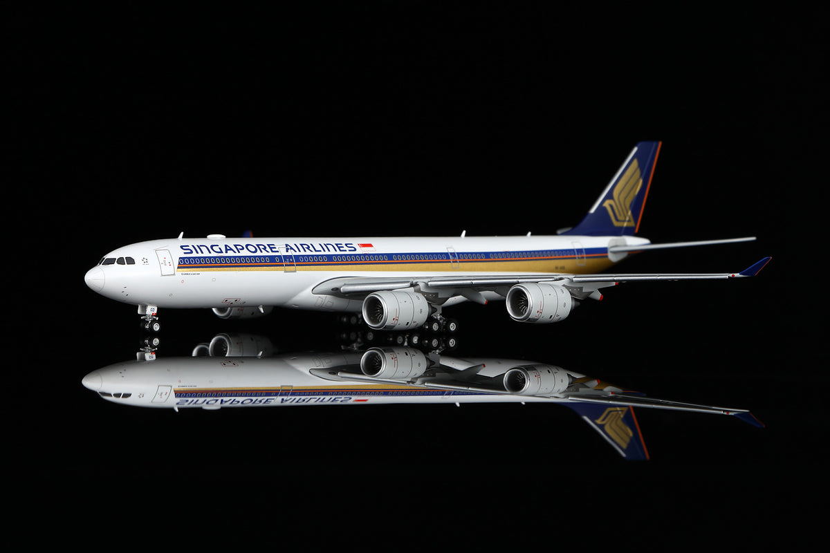 1/400 Singapore Airlines Airbus A340-500 9V-SGD A530104F Flaps Down - image 4