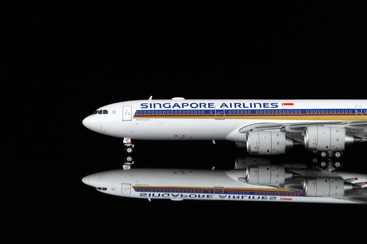 1/400 Singapore Airlines Airbus A340-500 9V-SGD A530104F Flaps Down - image 5