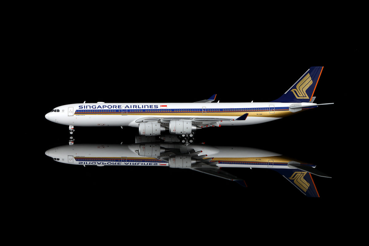 1/400 Singapore Airlines Airbus A340-500 9V-SGE A530105F Flaps Down - image 2