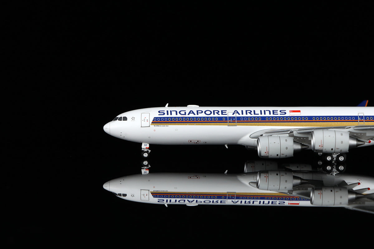 1/400 Singapore Airlines Airbus A340-500 9V-SGE A530105F Flaps Down - image 5
