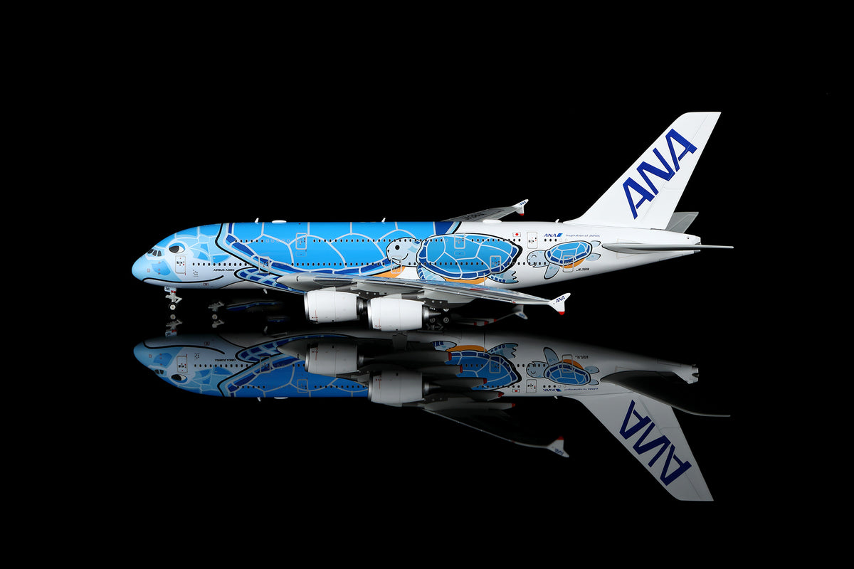 1/400 ANA A380 "Flying Honu-Lani（Blue Turtle） JA381A A582301F Flaps Down - image 1