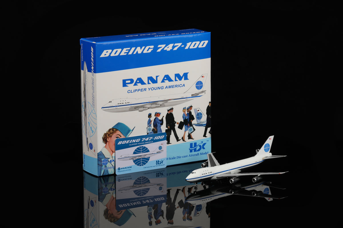 1/400 Pan Am B747-100 "Clipper Young America" N733PA B551405P - image 1