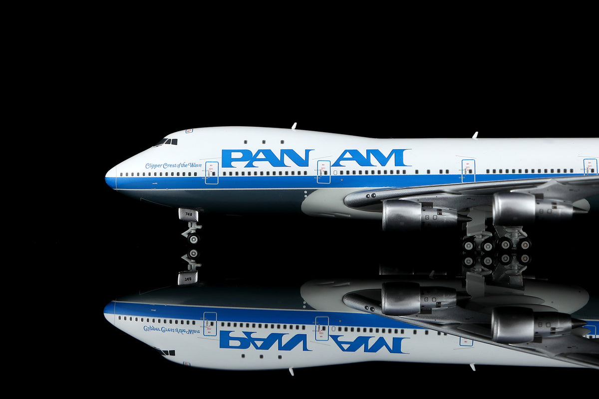1/400 Pan Am B747-100 "Clipper Crest of the Wave" N748PA B551409P - image 8