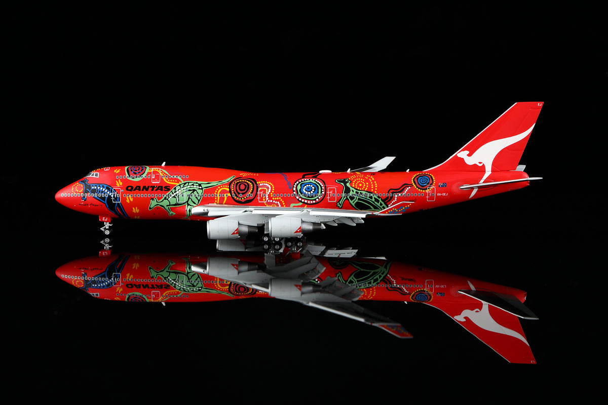 1/400 Qantas B747-400 "Wunala Dreaming" VH-OEJ B616501F Flaps Down - image 2