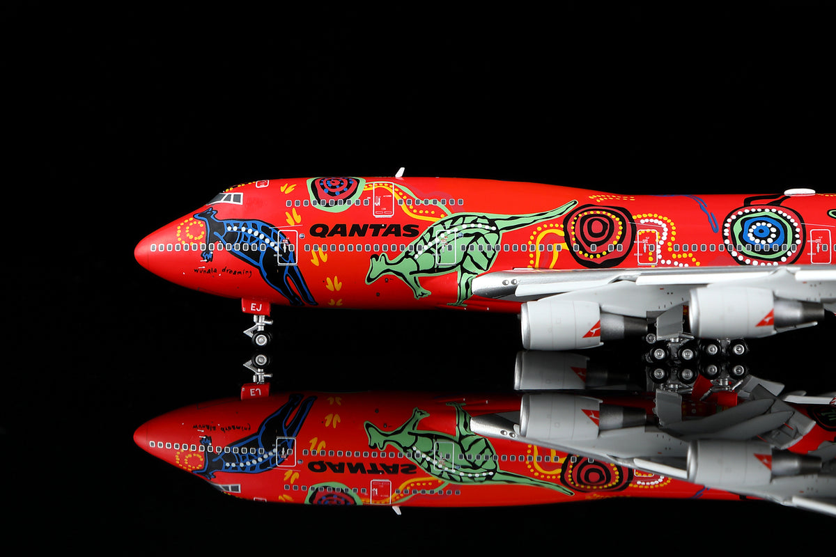 1/400 Qantas B747-400 "Wunala Dreaming" VH-OEJ B616501F Flaps Down - image 5