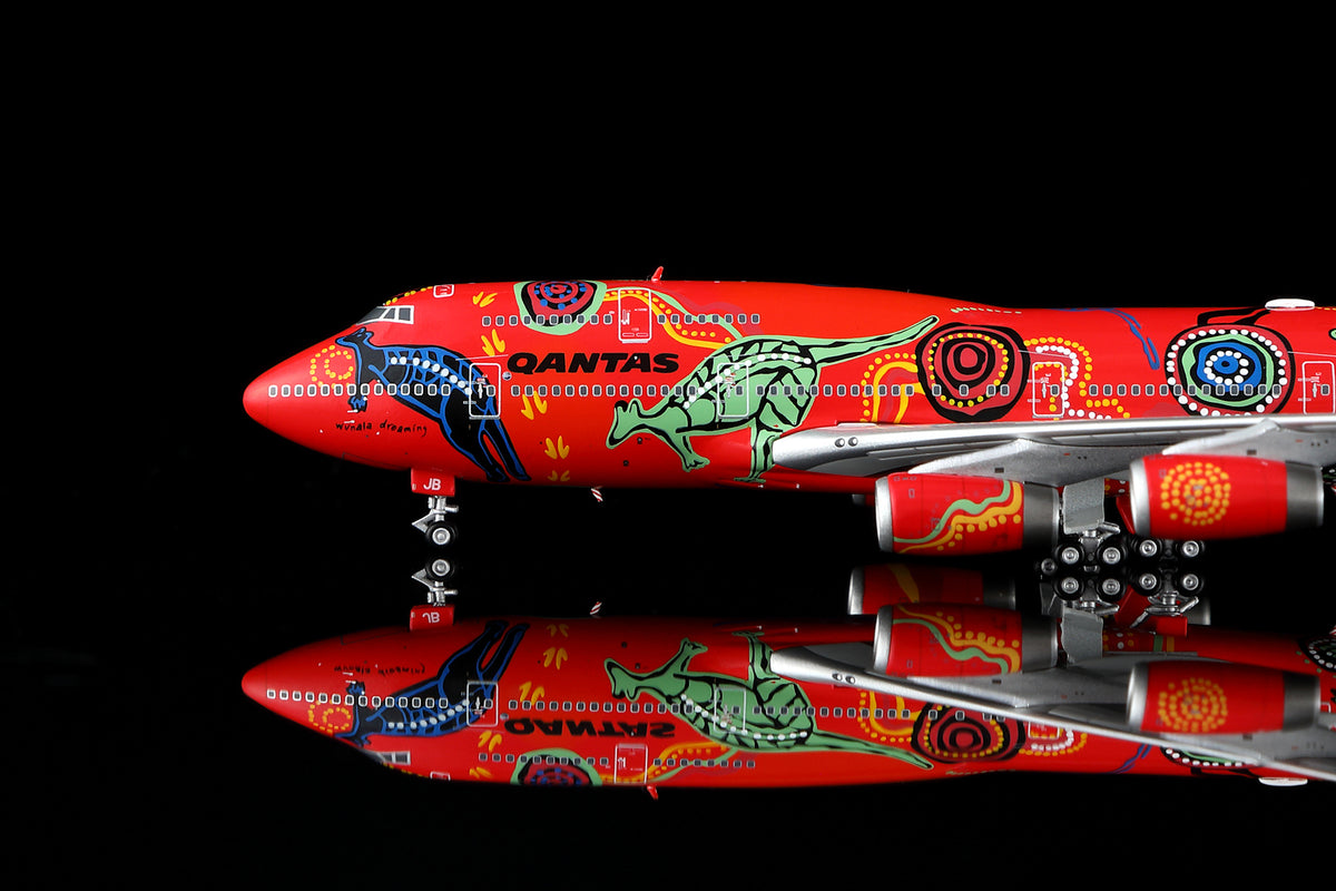 1/400 Qantas B747-400 "Wunala Dreaming" VH-OJB B616502 - image 3