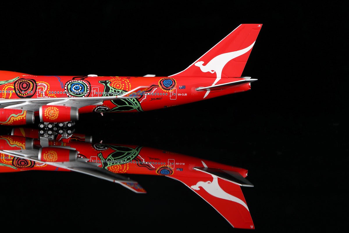 1/400 Qantas B747-400 "Wunala Dreaming" VH-OJB B616502 - image 4