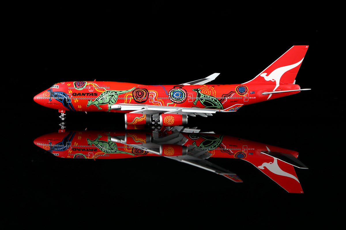 1/400 Qantas B747-400 "Wunala Dreaming" VH-OJB B616502F Flaps Down - image 2