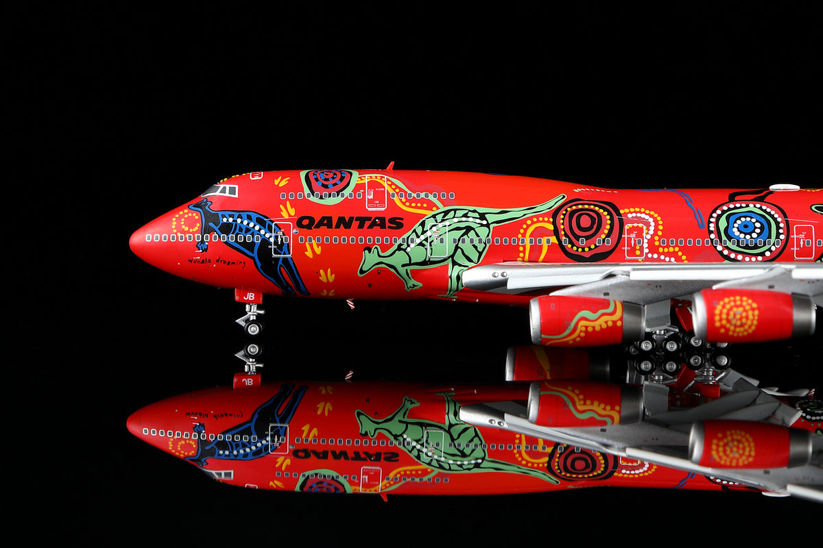 1/400 Qantas B747-400 "Wunala Dreaming" VH-OJB B616502F Flaps Down - image 5