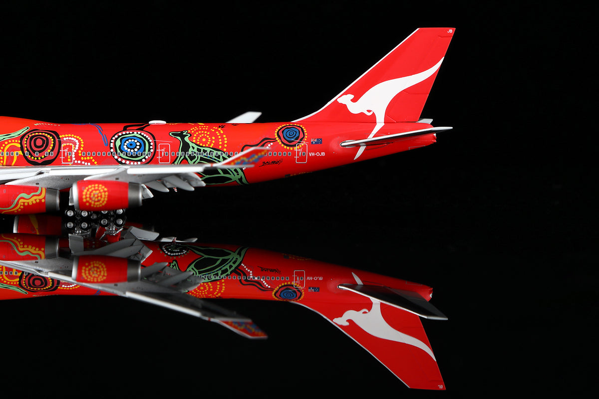 1/400 Qantas B747-400 "Wunala Dreaming" VH-OJB B616502F Flaps Down - image 6