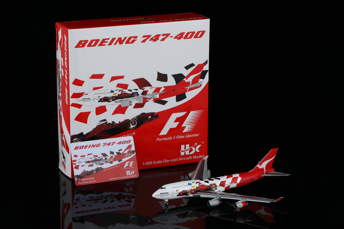1/400 Qantas Boeing 747-400 VH-OJC "2000 Australian Grand Prix" B616503F Flaps Down - image 1