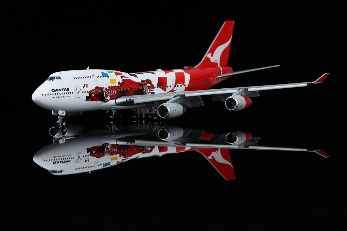 1/400 Qantas Boeing 747-400 VH-OJC "2000 Australian Grand Prix" B616503F Flaps Down - image 5
