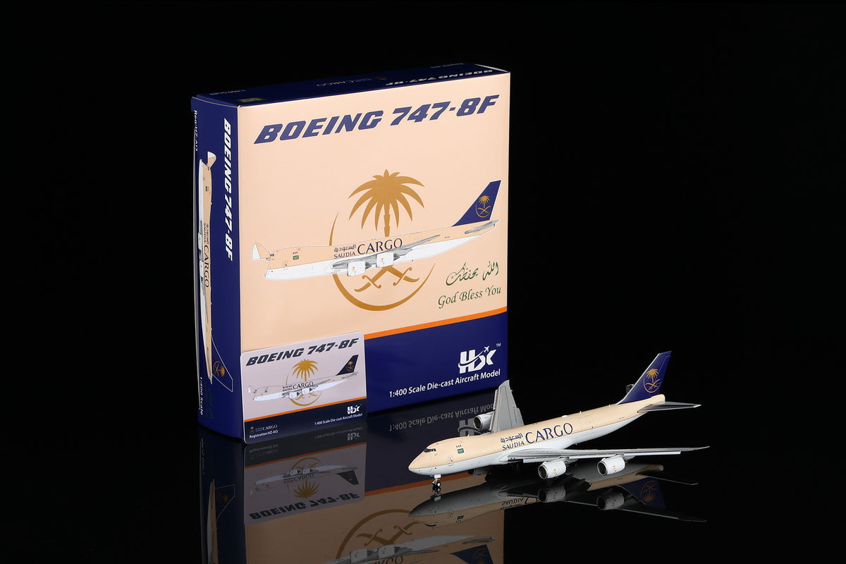 1/400 Saudi Arabian Airlines Cargo B747-8F HZ-AI3 B631601F Flaps Down - image 1
