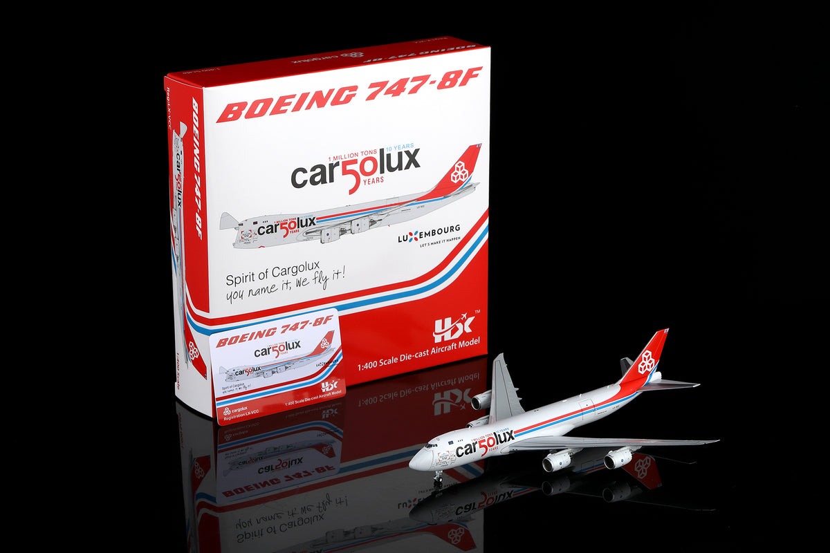 1/400 Cargolux Boeing 747-8F LX-VCC B632001C Interactive Series - image 1