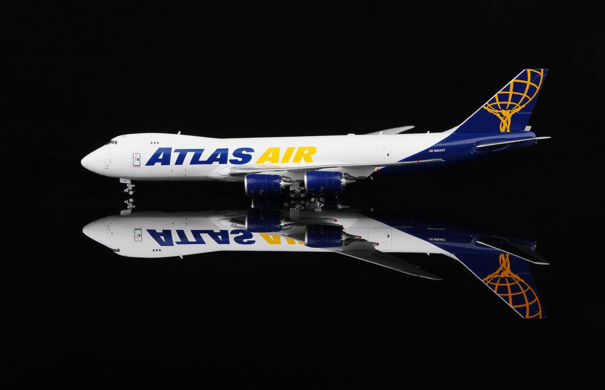 1/400 Atlas Air Boeing B747-8F N854GT B632203F Flaps Down - image 1