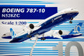 Boeing 787-10 Dreamliner Boeing House Color N528ZC diecast aircraft model