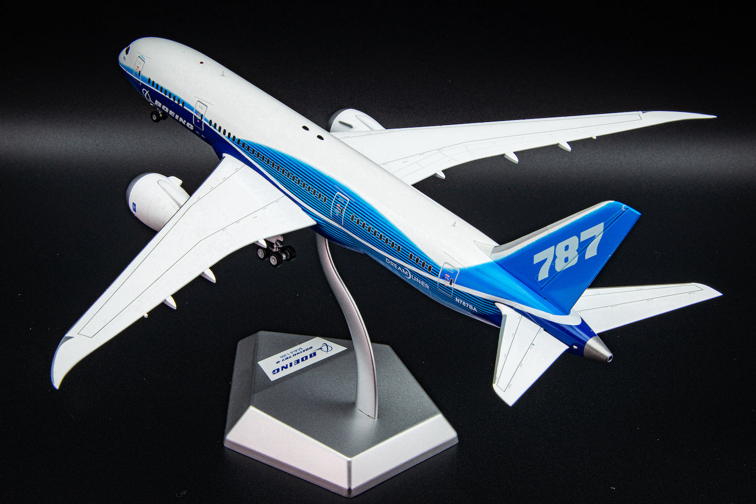 Boeing 787-8 Dreamliner Boeing Demonstrator 1st Aircraft N787BA diecast aircraft model