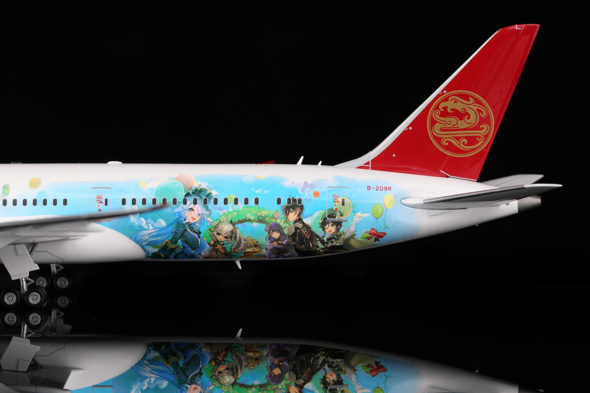 Juneyao Air B787-9 B-209R diecast aircraft model