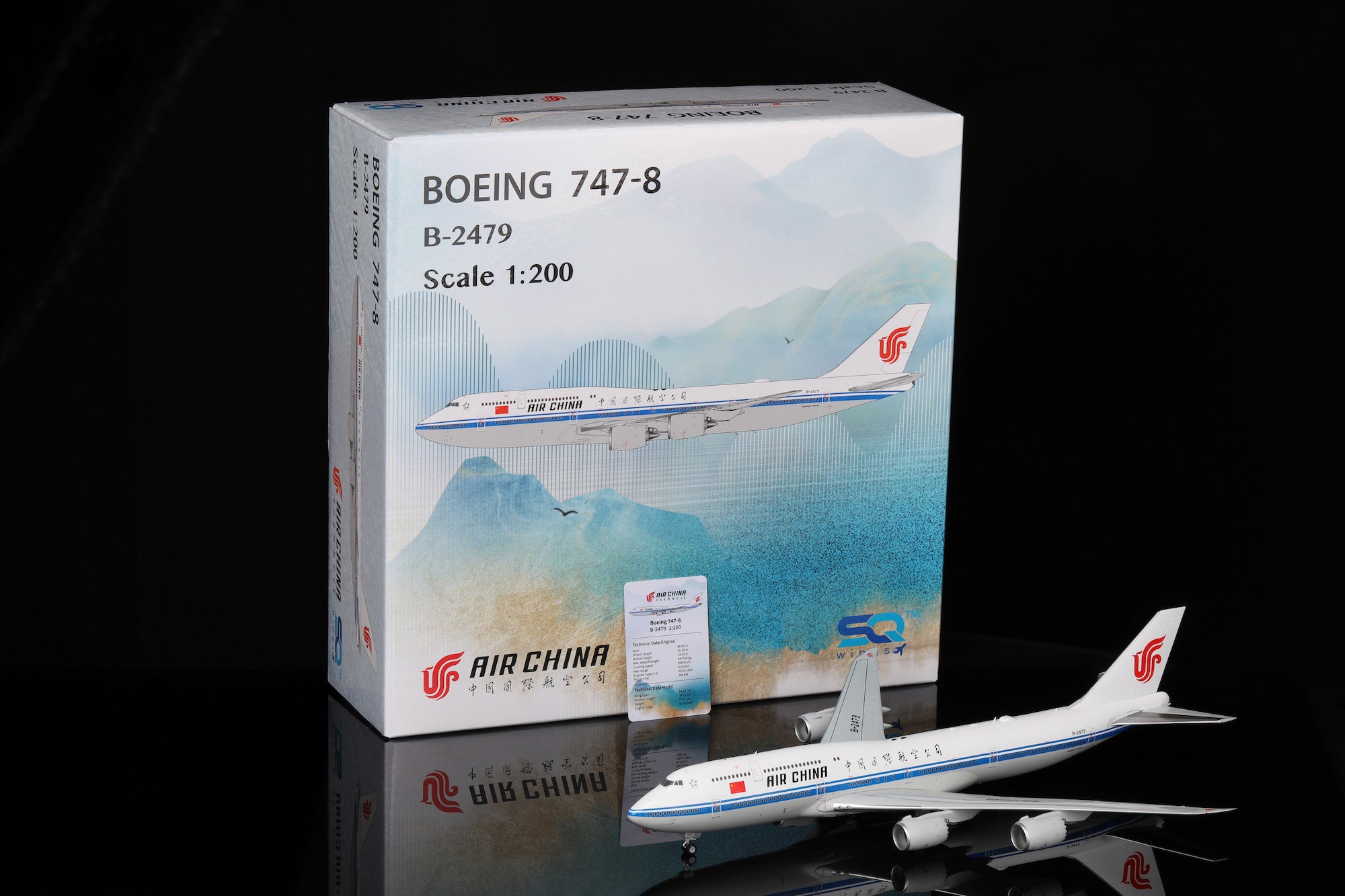 Boeing 747-8 Air China B-2479 diecast aircraft model