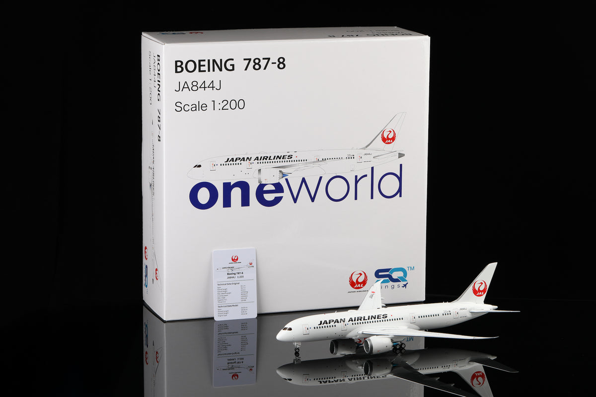 Japan Airlines B787-8 JA844J diecast aircraft model