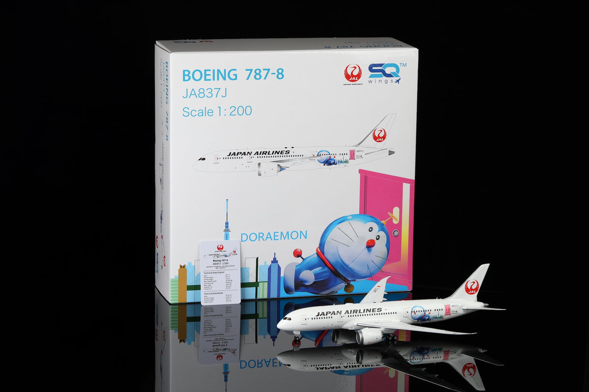 Japan Airlines B787-8 JA837J "Doraemon" diecast aircraft model