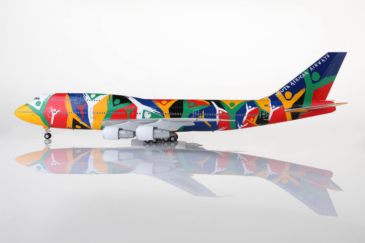 South African Airways B747-300 ZS-SAJ "Ndizani" diecast aircraft model