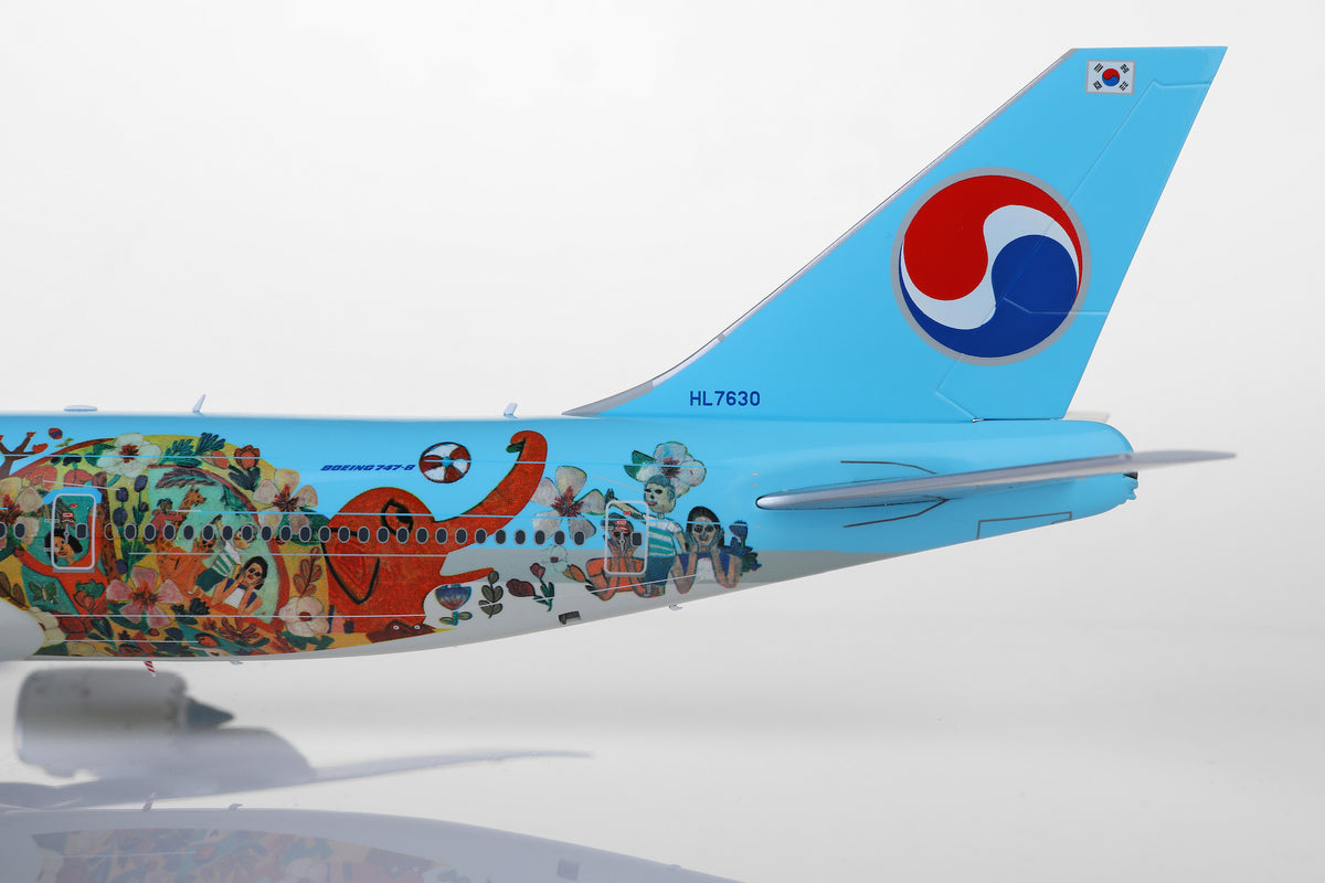 Korean Air B747-8 HL7630 "11th Children's Drawing Contest Livery" diecast aircraft model