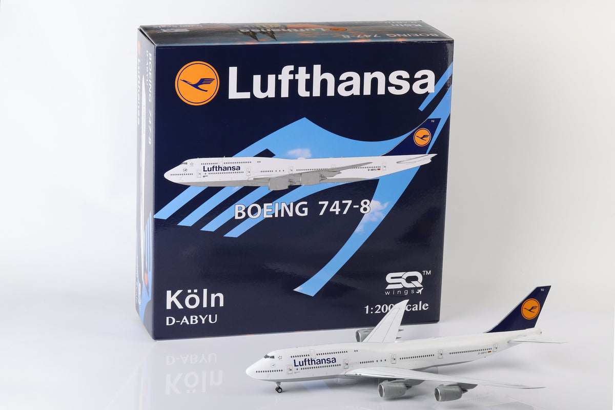 Lufthansa B747-8 D-ABYU diecast aircraft model