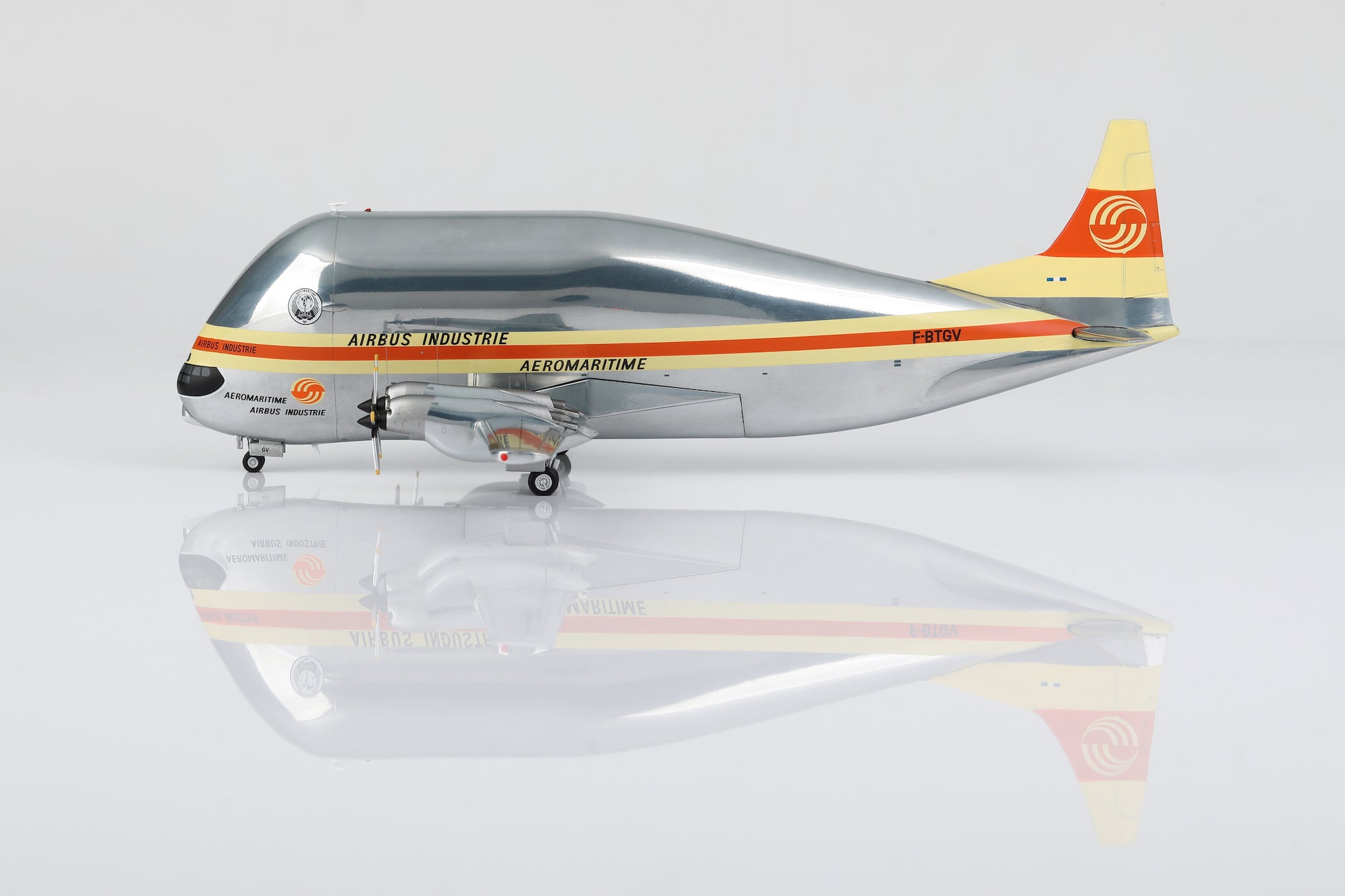 Boeing B377SGT Super Guppy Airbus Industrie Aeromaritime F-BTGV diecast aircraft model