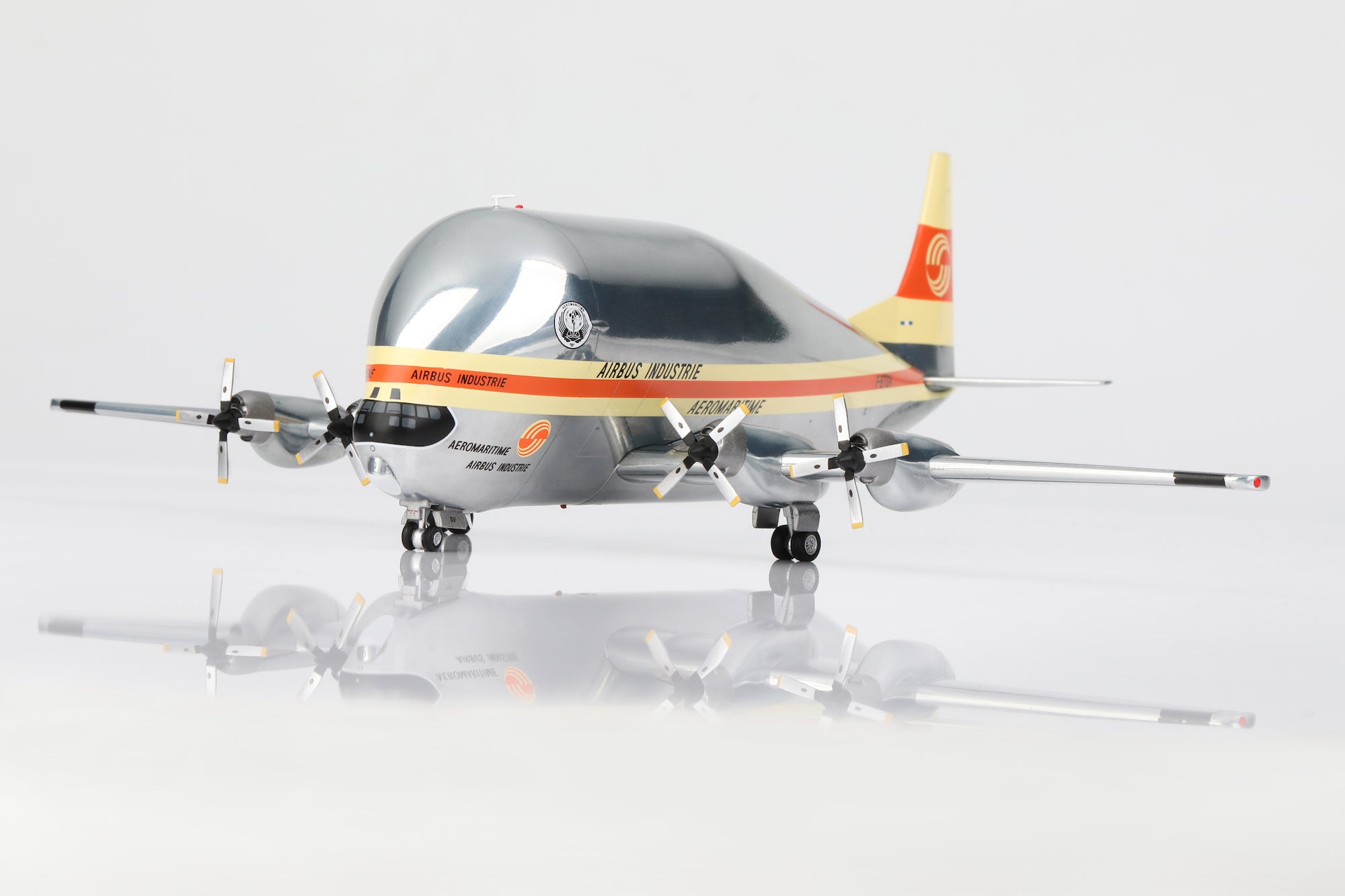 Boeing B377SGT Super Guppy Airbus Industrie Aeromaritime F-BTGV diecast aircraft model