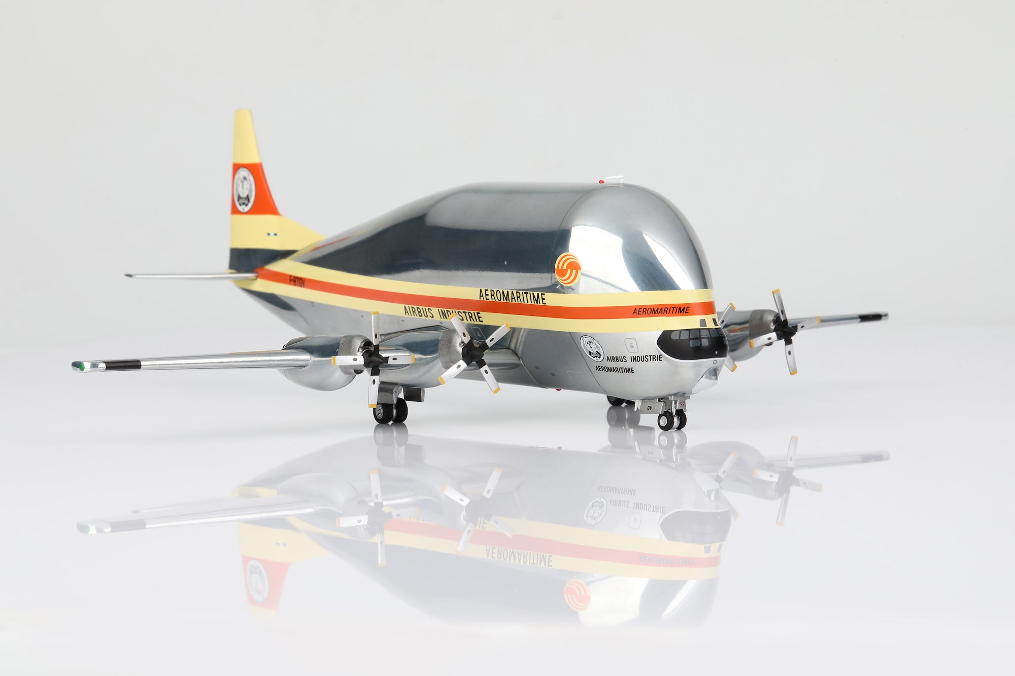 Boeing B377SGT Super Guppy Airbus Industrie Aeromaritime F-BTGV diecast aircraft model