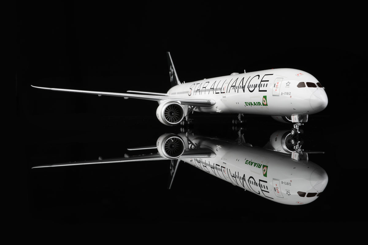 EVA Air B787-10 B-17812 "star Alliance Livery" diecast aircraft model