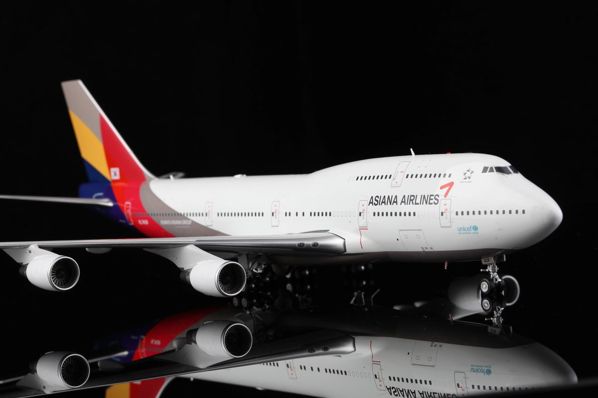 Asiana Airlines B747-400 HL7428 last flight diecast aircraft model