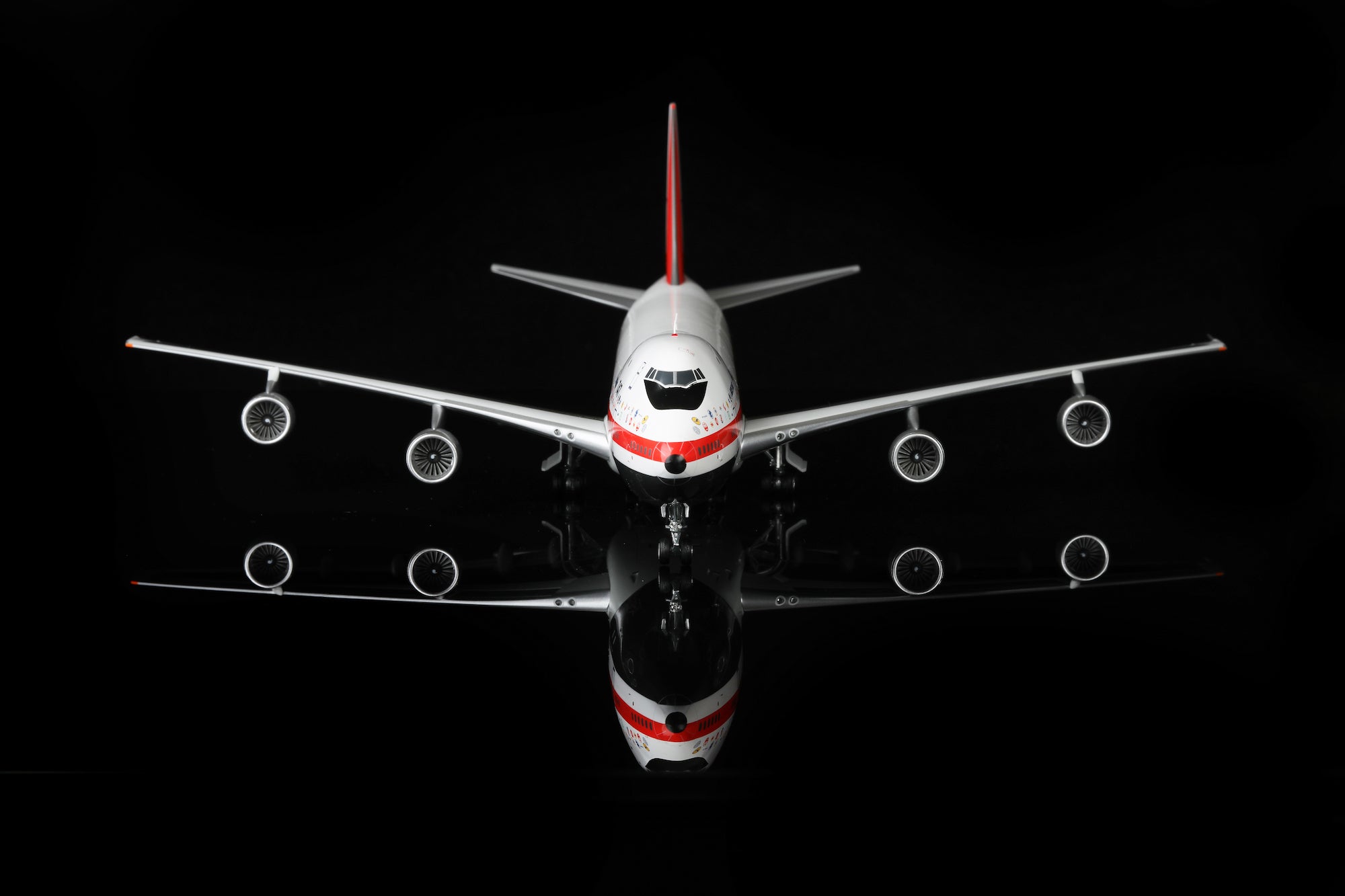 Boeing 747-100 Boeing Company "Museum Livery" N7470 diecast aircraft model