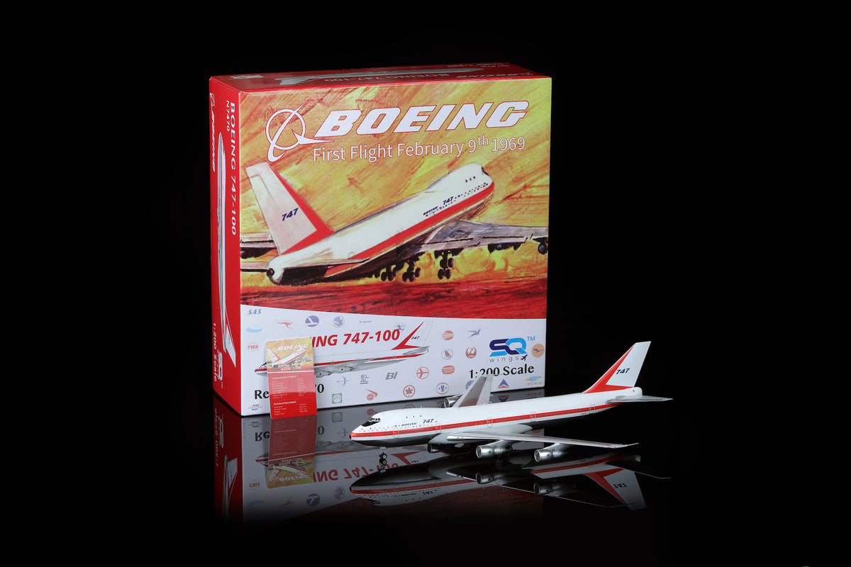 Boeing 747-100 Boeing Company "City of Everett" N7470 diecast aircraft model