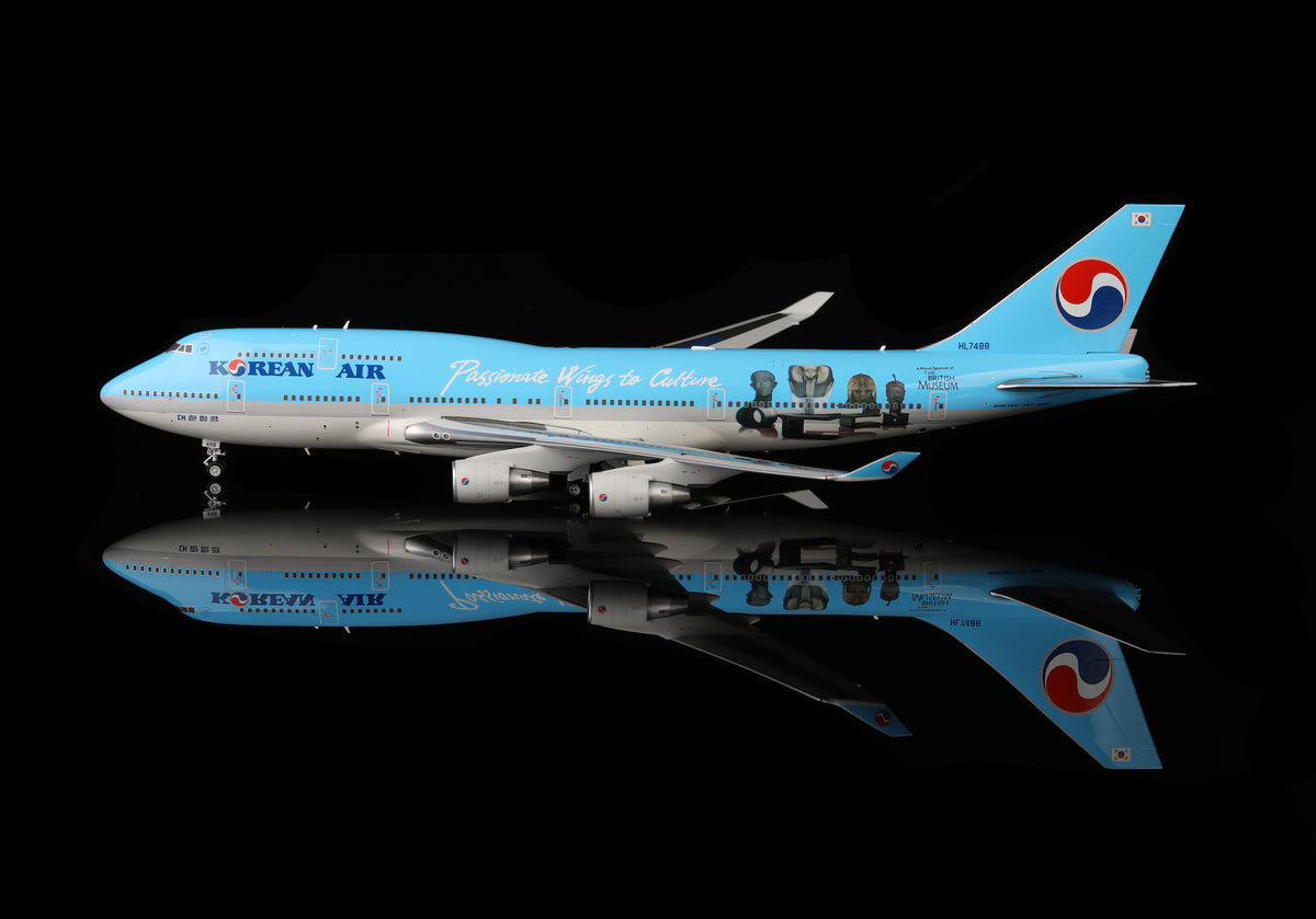 Korean Air B747-400 HL7488 "Korean Museum" diecast aircraft model