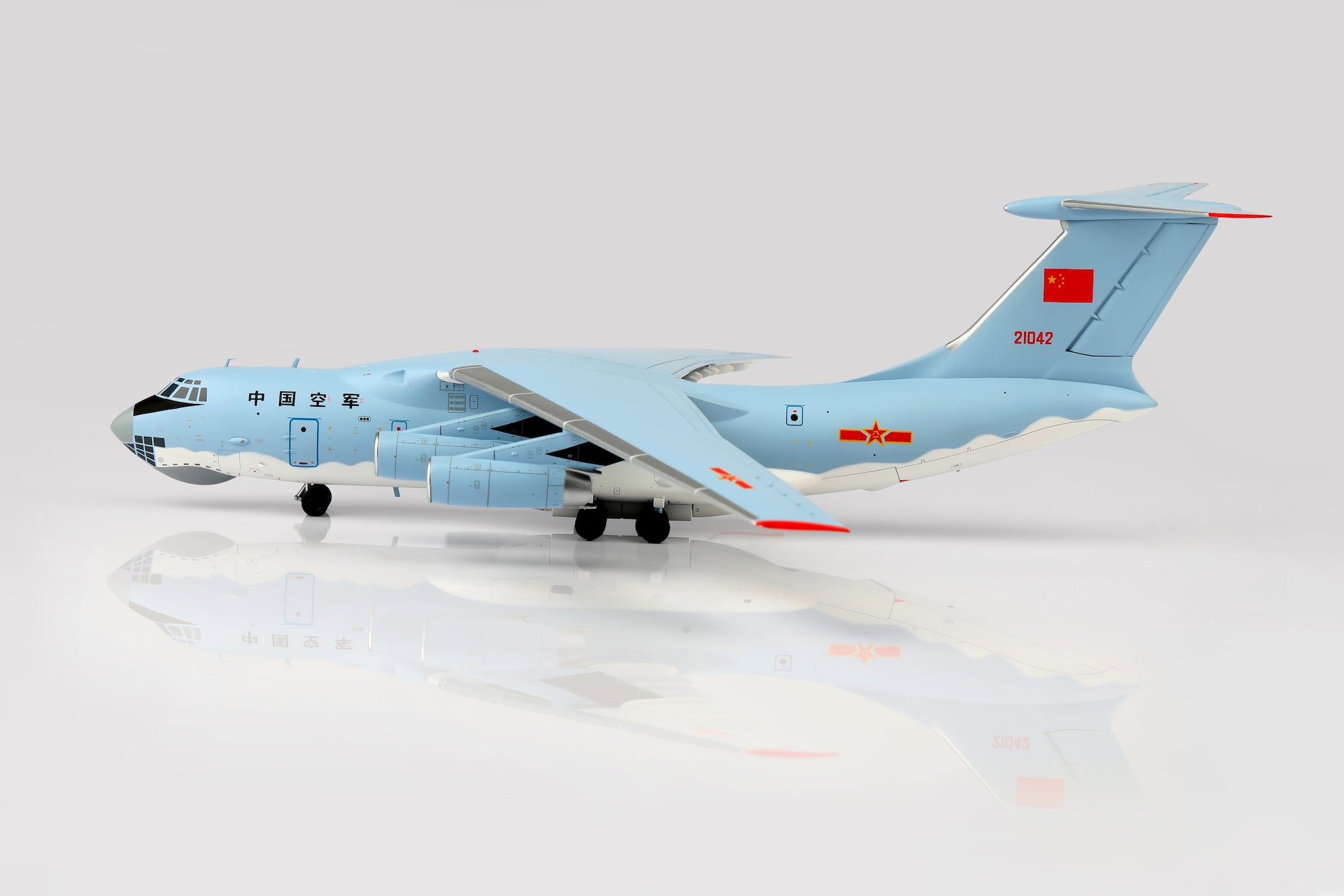 Ilyushin IL76 PLAAF 21042 diecast aircraft model