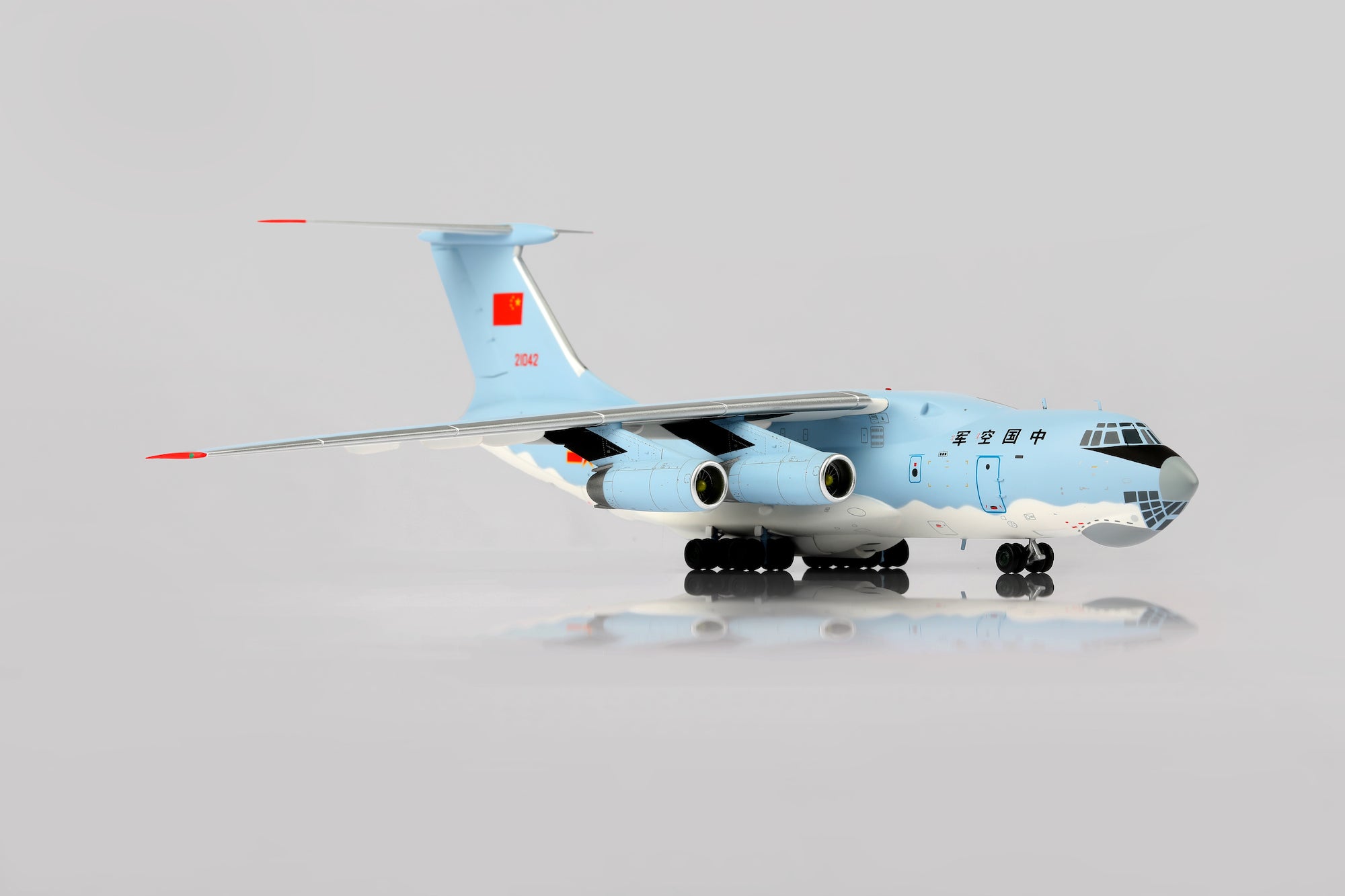 Ilyushin IL76 PLAAF 21042 diecast aircraft model