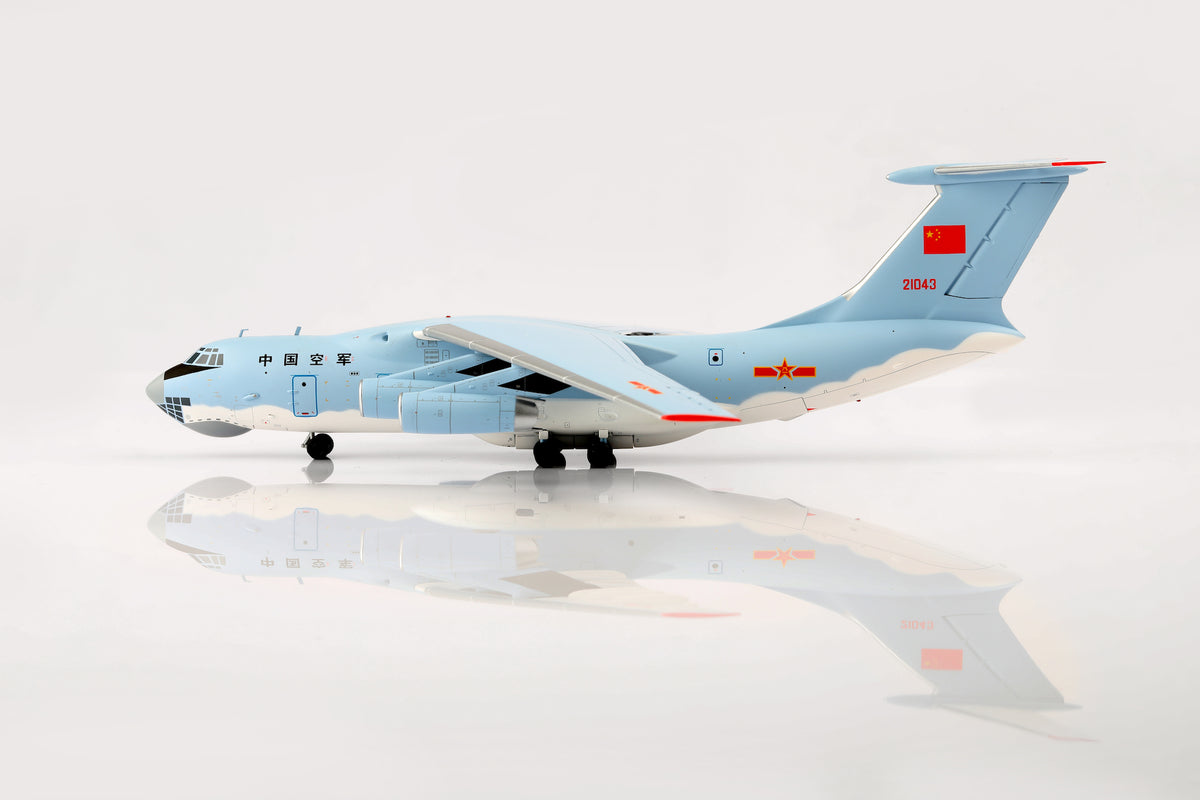 Ilyushin IL76 PLAAF 21043 diecast aircraft model
