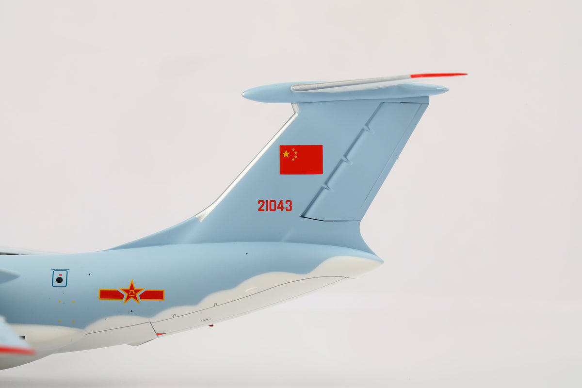 Ilyushin IL76 PLAAF 21043 diecast aircraft model
