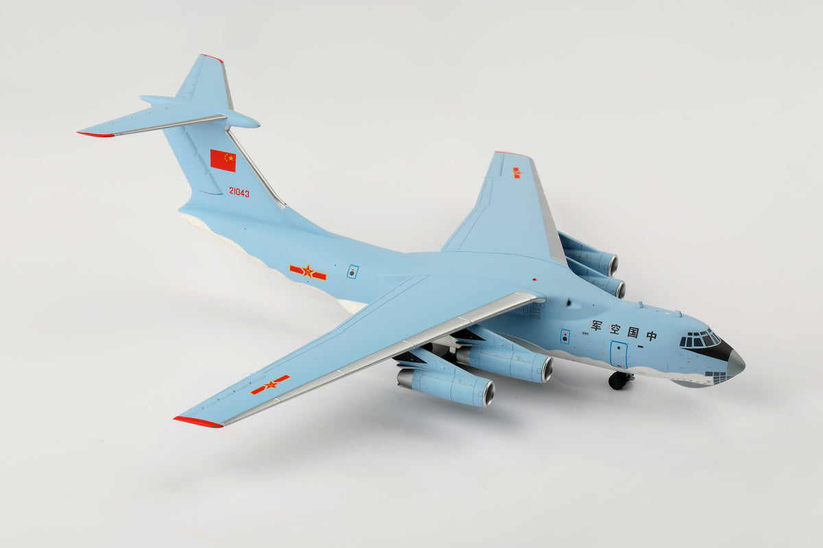 Ilyushin IL76 PLAAF 21043 diecast aircraft model