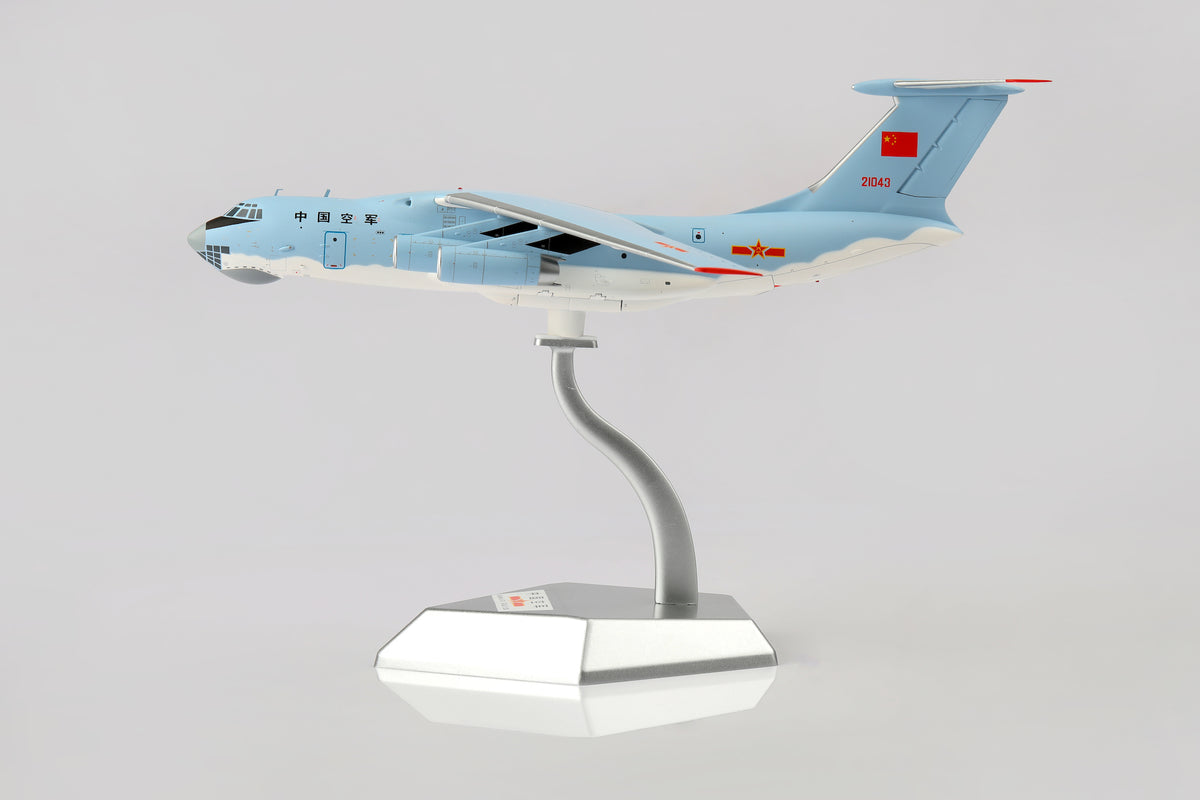Ilyushin IL76 PLAAF 21043 diecast aircraft model