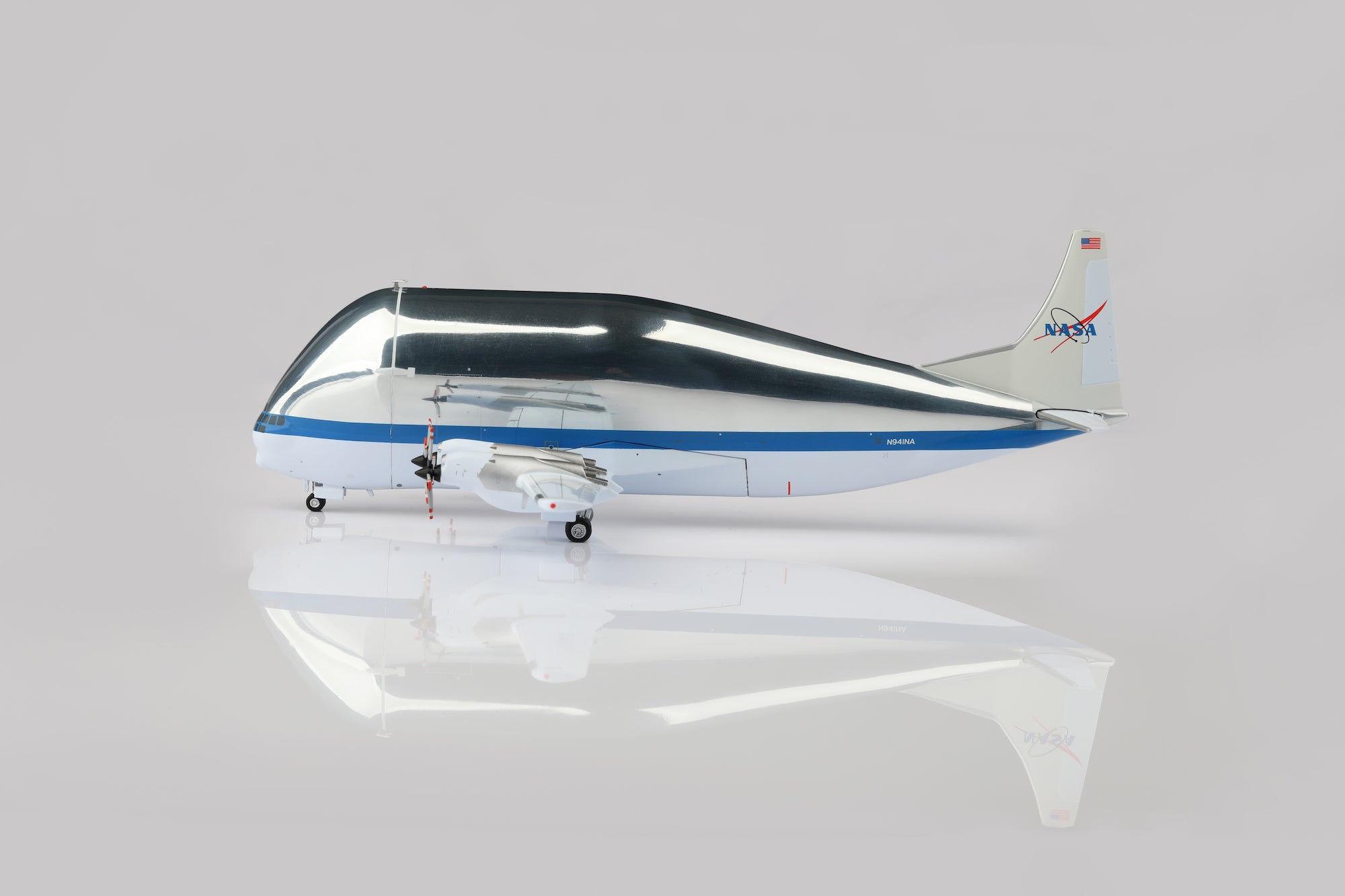 Boeing B377SGT Super Guppy NASA N941NA diecast aircraft model