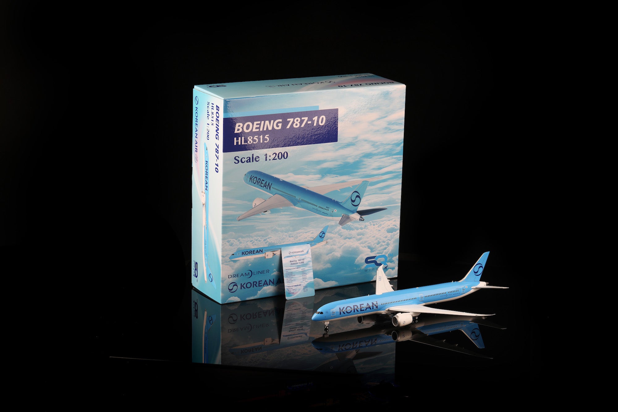 Boeing 787-10 Dreamliner Korean Air HL8515 diecast aircraft model