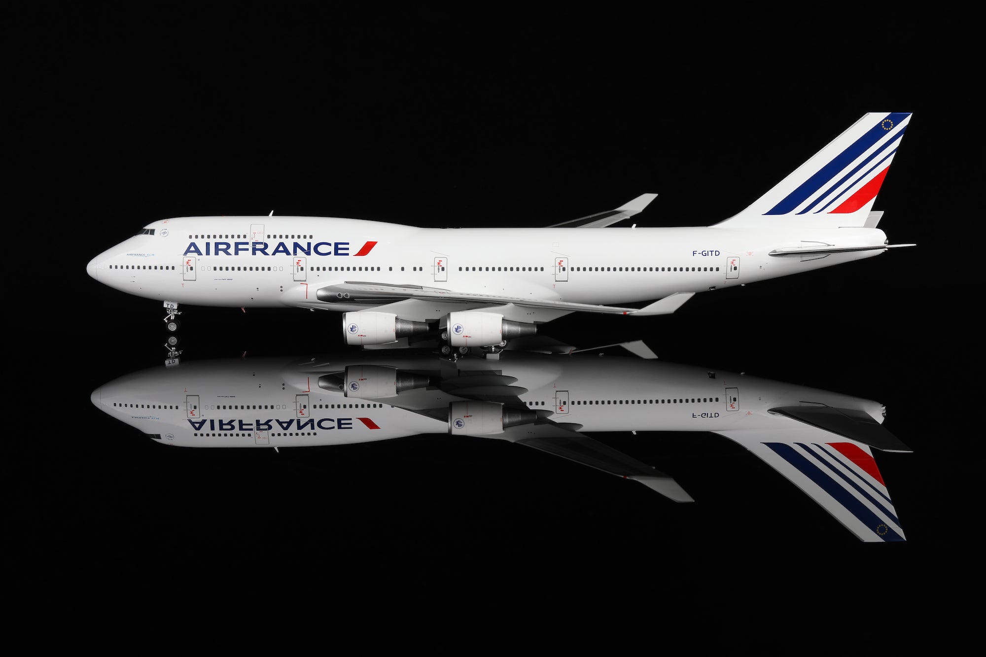 Air France B747-400 F-GITD diecast aircraft model