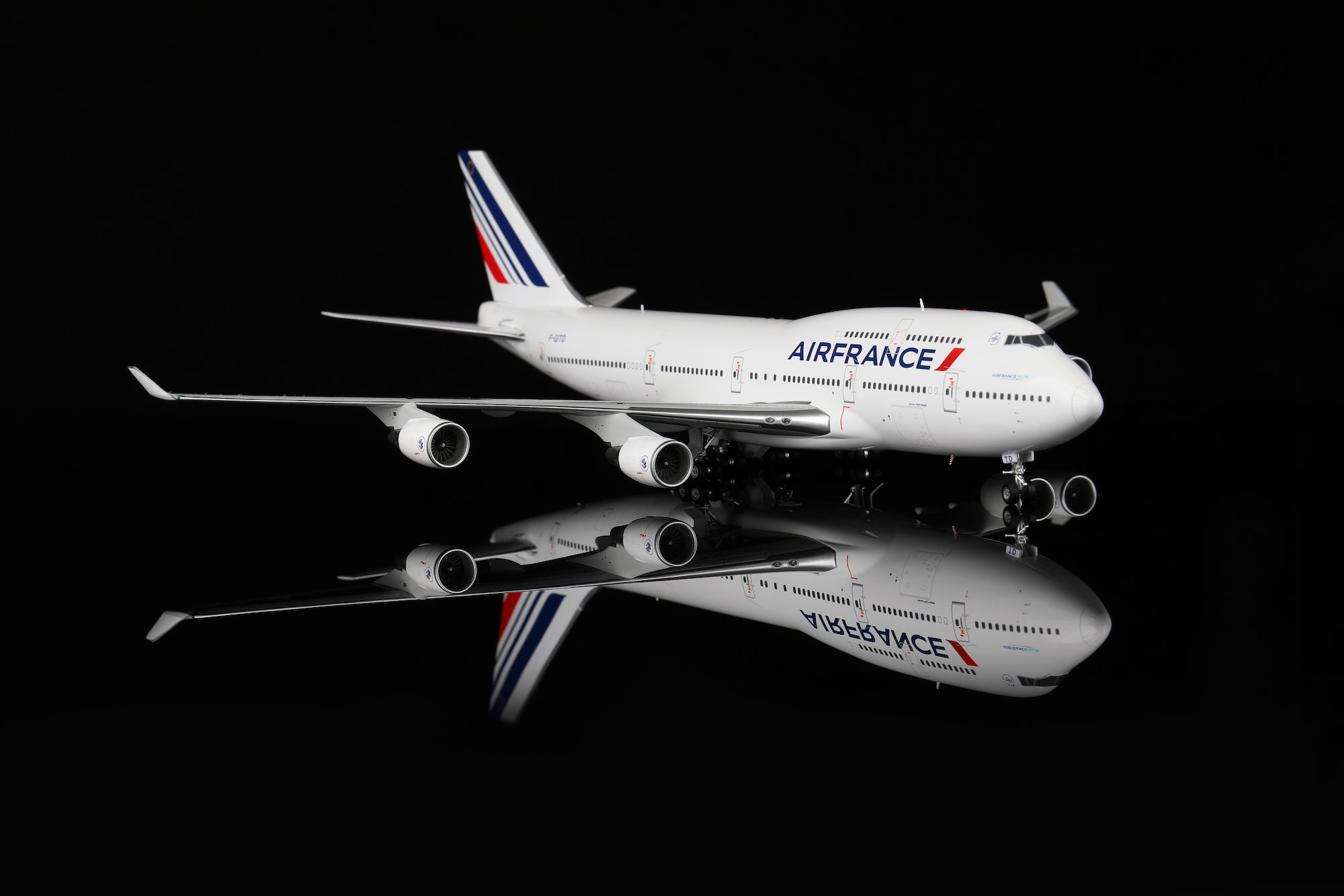Air France B747-400 F-GITD diecast aircraft model