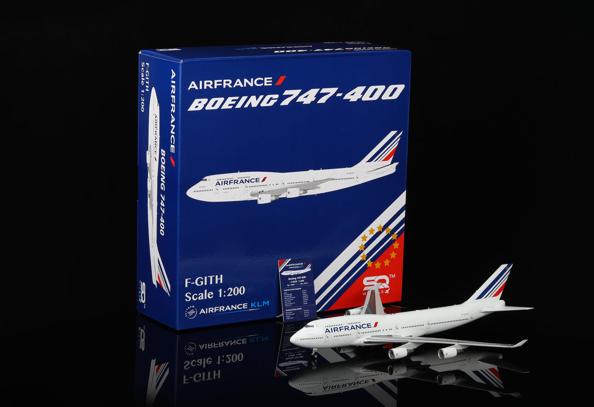 Air France B747-400 F-GITH diecast aircraft model
